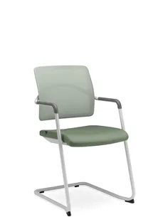 Кресло LD SEATING ARCUS 251-Z-N8 для посетителей, на полозьях