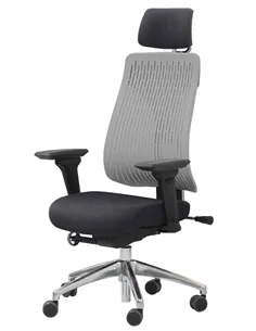 Крісло COMF-PRO TRULY GREY, ергономічне, з підголівником 2