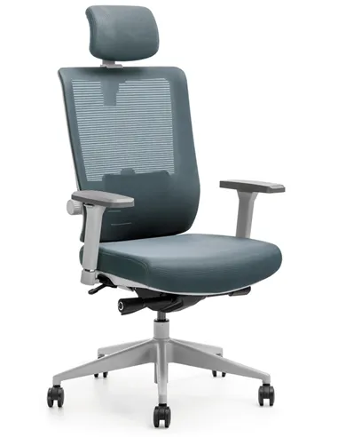 Крісло KRESLALUX M6-GAS GREY, ергономічне