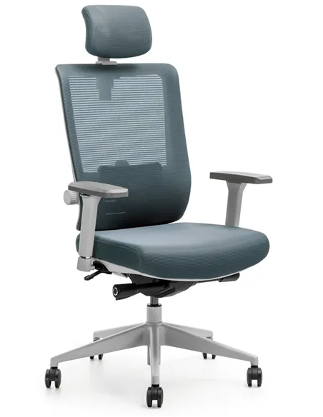 Крісло KRESLALUX M6-GAS GREY, ергономічне