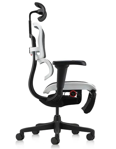 Крісло ERGOHUMAN ULTRA GAMING AURORA WHITE геймерське, з підставкою під ноги