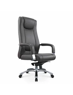 Крісло SITZONE CH-209A для керівника, шкіряне, темно-коричневе
