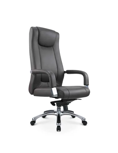 Кресло SITZONE CH-209A для руководителя, кожаное, темно-коричневое