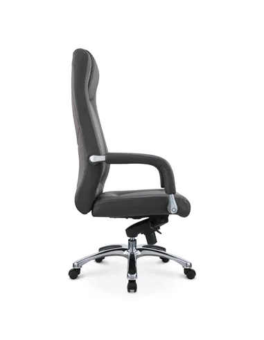 Кресло SITZONE CH-209A для руководителя, кожаное, темно-коричневое