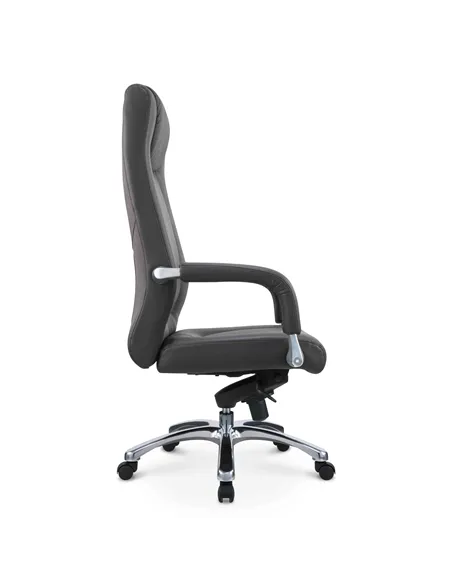 Кресло SITZONE CH-209A для руководителя, кожаное, темно-коричневое