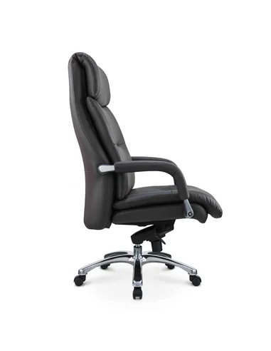 Кресло SITZONE CH-211A для руководителя, кожаное, темно-коричневое