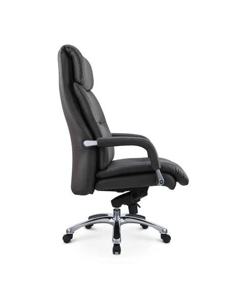 Кресло SITZONE CH-211A для руководителя, кожаное, темно-коричневое