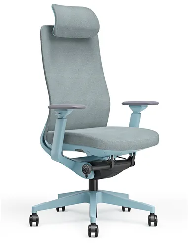 Крісло KRESLALUX GRAPHIS 8016-A SNOWY BLUE, ергономічне