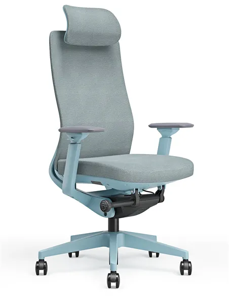 Крісло KRESLALUX GRAPHIS 8016-A SNOWY BLUE, ергономічне