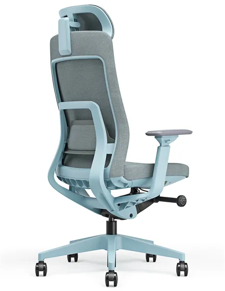Крісло KRESLALUX GRAPHIS 8016-A SNOWY BLUE, ергономічне