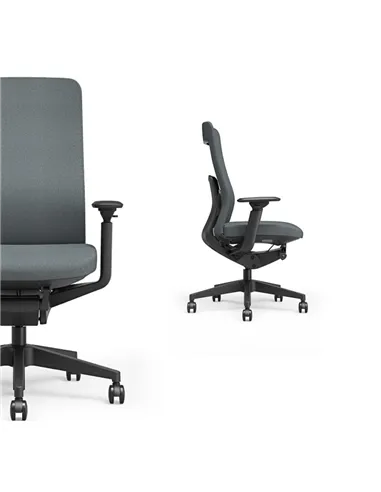 Крісло KRESLALUX GRAPHIS 8016-B DARK GREY, ергономічне