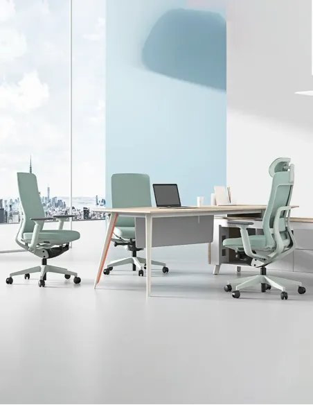 Крісло KRESLALUX GRAPHIS 8016-B LIGHT GREY, ергономічне