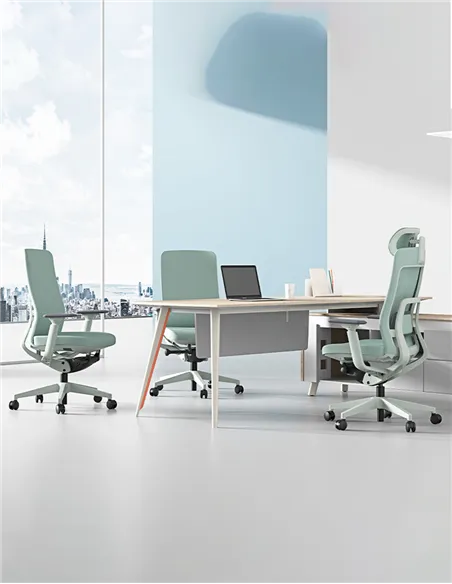 Крісло KRESLALUX GRAPHIS 8016-B SNOWY BLUE, ергономічне