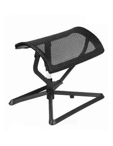 Підставка для ніг COMFORT OTTOMAN BLACK з регулюванням висоти, сітчаста
