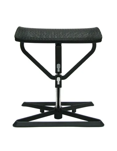 Підставка для ніг COMFORT OTTOMAN BLACK з регулюванням висоти, сітчаста
