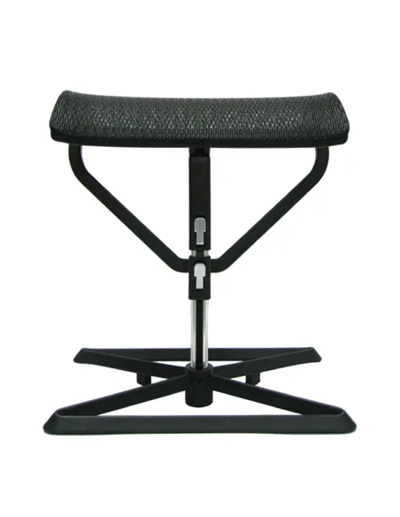 Підставка для ніг COMFORT OTTOMAN BLACK з регулюванням висоти, сітчаста