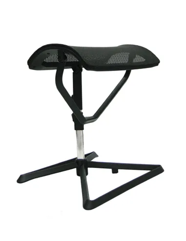 Підставка для ніг COMFORT OTTOMAN BLACK з регулюванням висоти, сітчаста