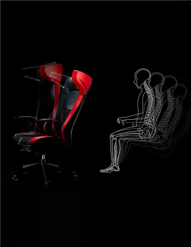 Геймерское кресло OKAMURA STRIKER RED