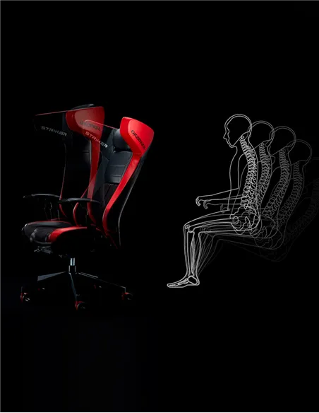 Геймерское кресло OKAMURA STRIKER RED