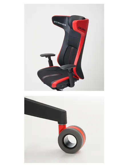 Геймерское кресло OKAMURA STRIKER RED