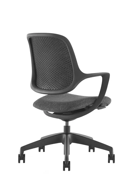 Крісло KRESLALUX NIRO-D01 BLACK, для відвідувача