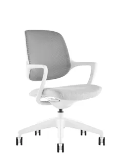 Крісло KRESLALUX NIRO-D02 WHITE, для відвідувача