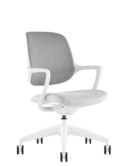 Крісло KRESLALUX NIRO-D02 WHITE, для відвідувача