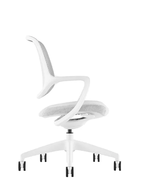Крісло KRESLALUX NIRO-D02 WHITE, для відвідувача