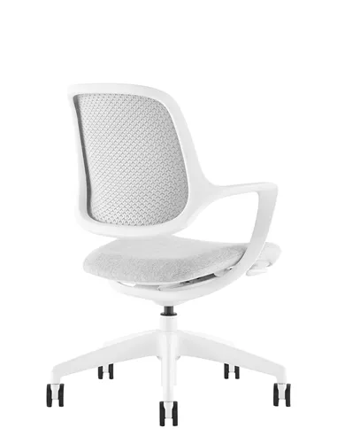 Крісло KRESLALUX NIRO-D02 WHITE, для відвідувача