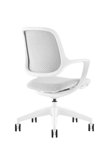 Крісло KRESLALUX NIRO-D02 WHITE, для відвідувача