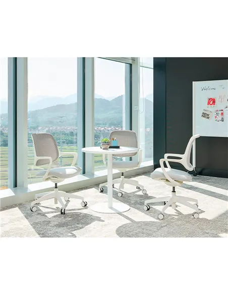 Крісло KRESLALUX NIRO-D02 WHITE, для відвідувача