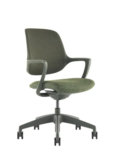 Кресло KRESLALUX NIRO-D34 GREEN, для посетителя