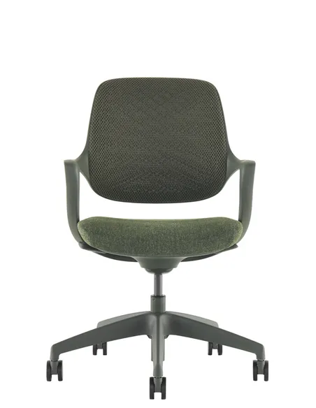 Кресло KRESLALUX NIRO-D34 GREEN, для посетителя