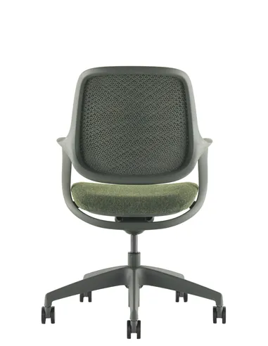 Кресло KRESLALUX NIRO-D34 GREEN, для посетителя