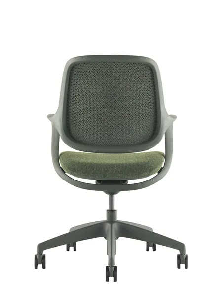 Кресло KRESLALUX NIRO-D34 GREEN, для посетителя