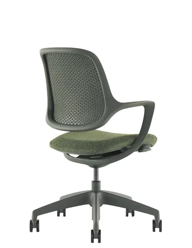 Кресло KRESLALUX NIRO-D34 GREEN, для посетителя