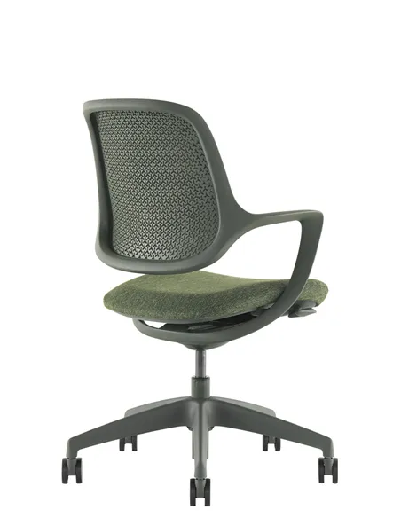 Кресло KRESLALUX NIRO-D34 GREEN, для посетителя