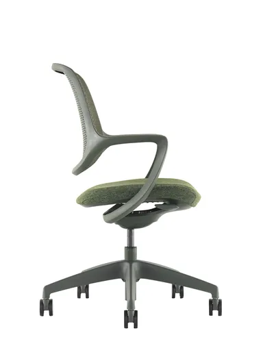 Кресло KRESLALUX NIRO-D34 GREEN, для посетителя
