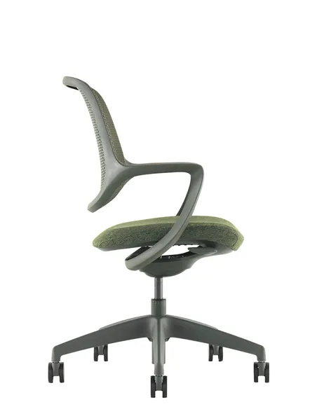 Кресло KRESLALUX NIRO-D34 GREEN, для посетителя