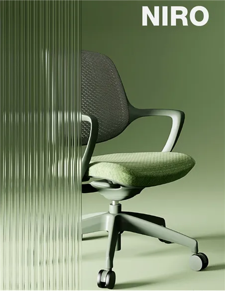 Кресло KRESLALUX NIRO-D34 GREEN, для посетителя