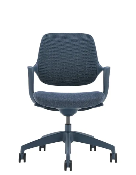 Кресло KRESLALUX NIRO-D36 BLUE, для посетителя