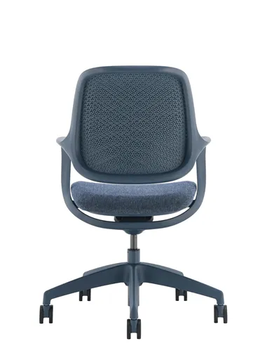 Кресло KRESLALUX NIRO-D36 BLUE, для посетителя