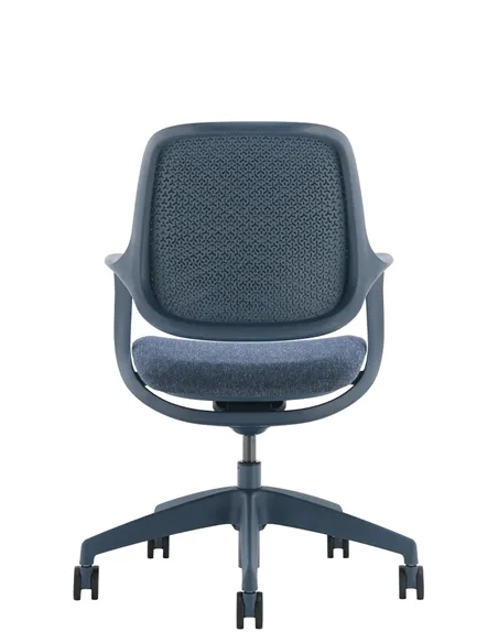 Кресло KRESLALUX NIRO-D36 BLUE, для посетителя