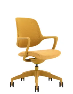 Кресло KRESLALUX NIRO-D37 YELLOW, для посетителя