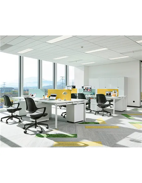 Кресло KRESLALUX NIRO-D37 YELLOW, для посетителя