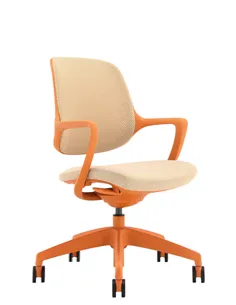 Кресло KRESLALUX NIRO-D38 ORANGE, для посетителя