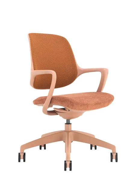 Кресло KRESLALUX NIRO-D39 MOCHA PEACH, для посетителя