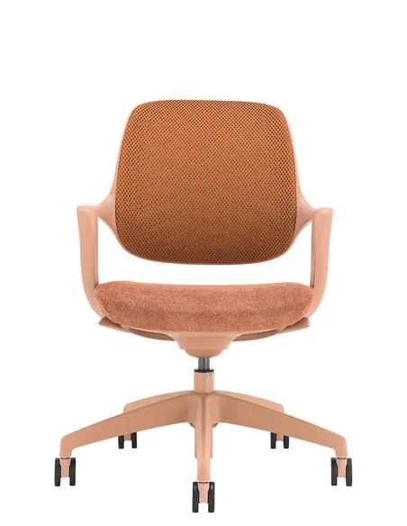 Кресло KRESLALUX NIRO-D39 MOCHA PEACH, для посетителя