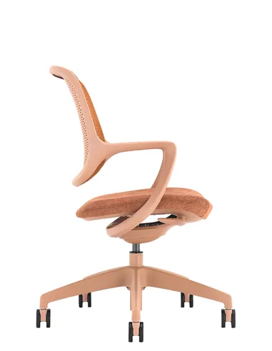 Кресло KRESLALUX NIRO-D39 MOCHA PEACH, для посетителя