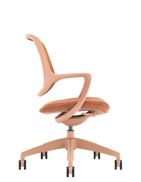 Кресло KRESLALUX NIRO-D39 MOCHA PEACH, для посетителя